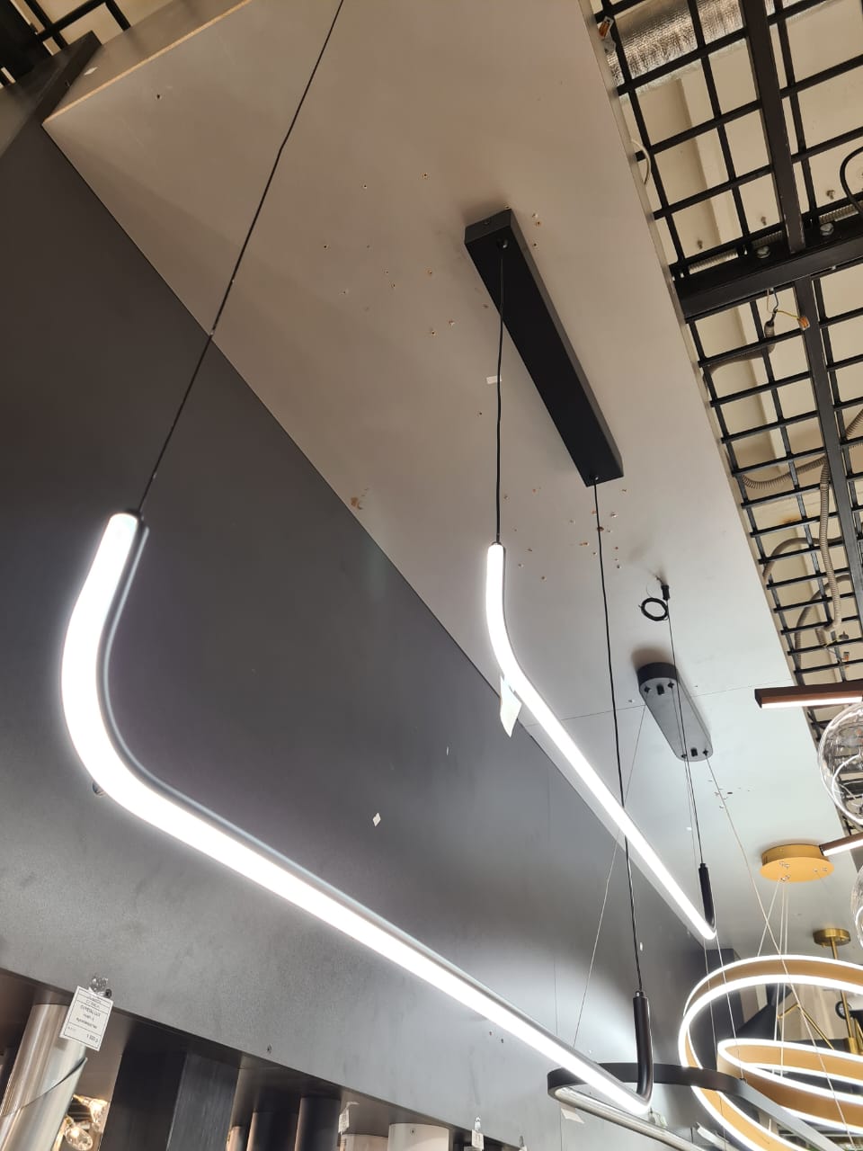подвесной светильник crystal lux suave sp35w led l1200 black
