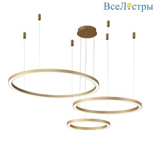 Подвесная люстра Crystal Lux FORTUNA SP158W LED GOLD