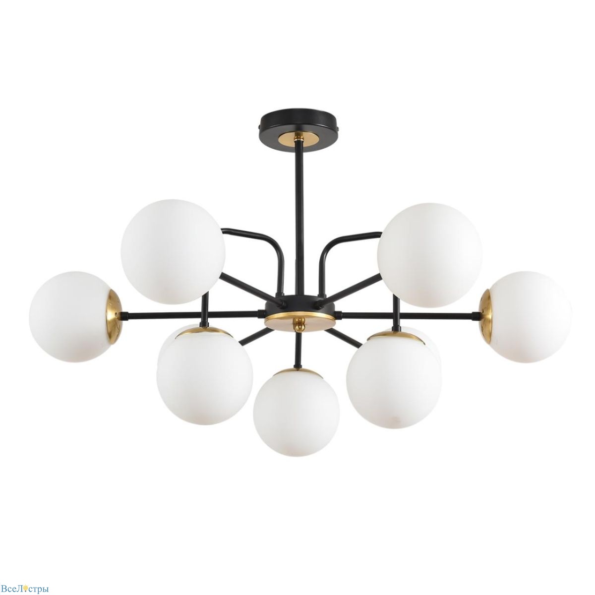 люстра на штанге lumion moderni elrona 8375/9c