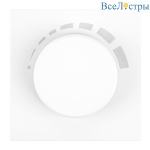 Выключатель диммирующий Stekker Мия RSW10-3106-01 белая магнолия 50566