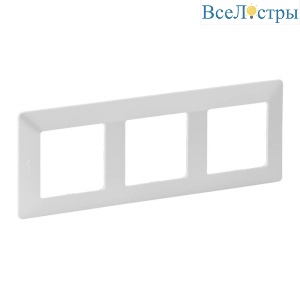 Рамка 3-постовая Legrand Valena Life Жемчуг 754143