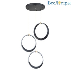 Подвесная светодиодная люстра Indigo Parade 14014/3P Black V000072L