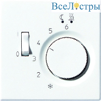 Накладка регулятора теплого пола Jung LS 990 LS1749BFWW