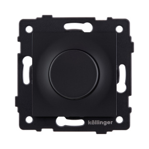 Светорегулятор для светодиодных ламп, проходной, 500W, черный матовый Kollinger REA-048BM для Aspekt, Eleganz, Reflex