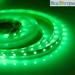 Светодиодная лента Apeyron 12В СТ 4,8Вт/м smd3528, 60д/м IP20 5м зеленая 00-34