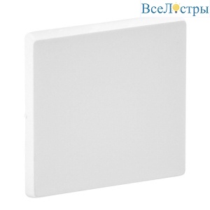 Лицевая панель Legrand Valena Life выключателя одноклавишного белая 755000