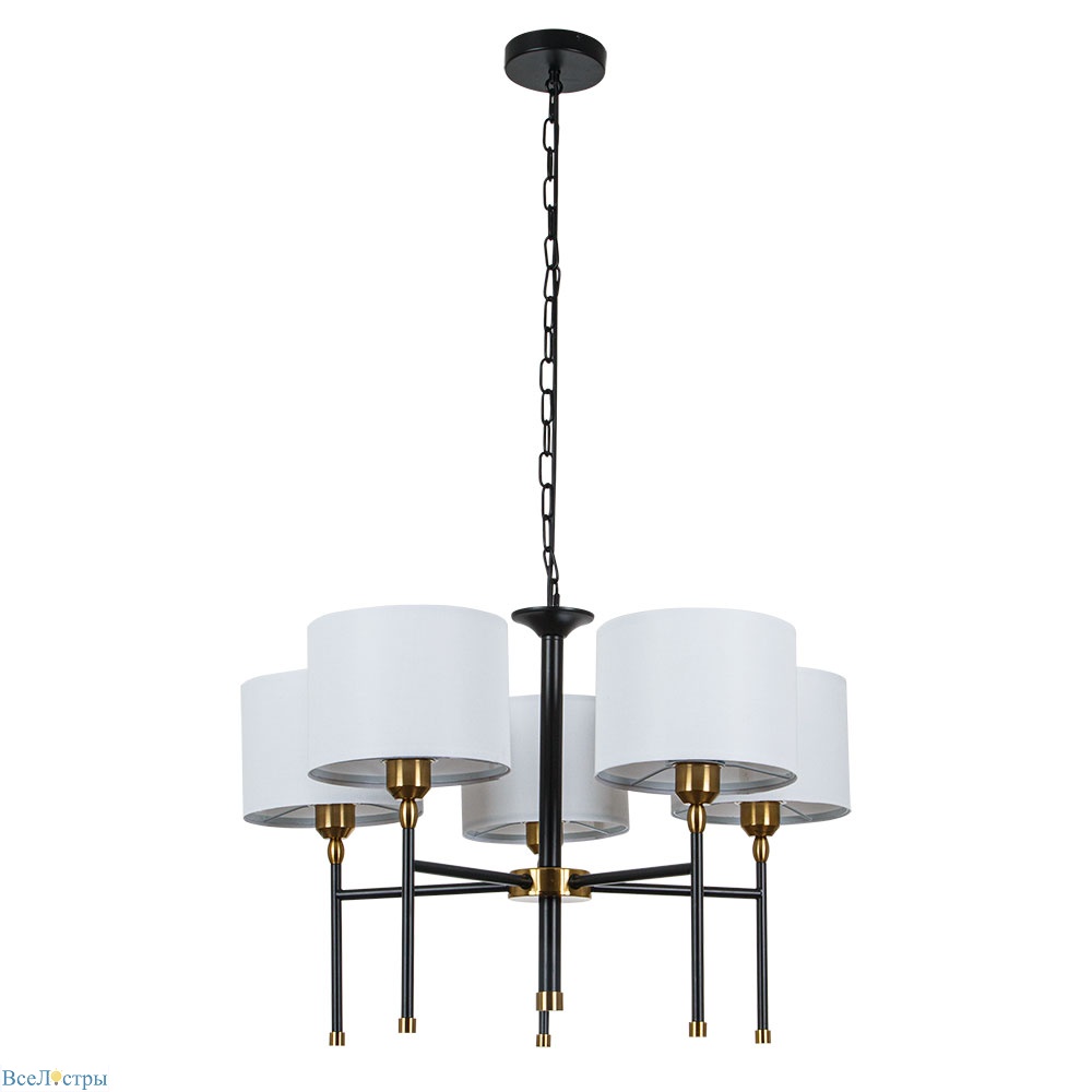 подвесная люстра arte lamp jamie a4090lm-5bk
