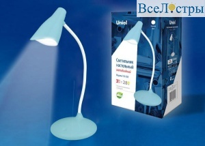 Настольная лампа (UL-00004142) Uniel TLD-559 Blue/LED/280Lm/5000K/Dimmer