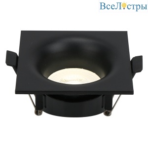 Встраиваемый светильник General GCL-MR16-SQ-BLACK 661289