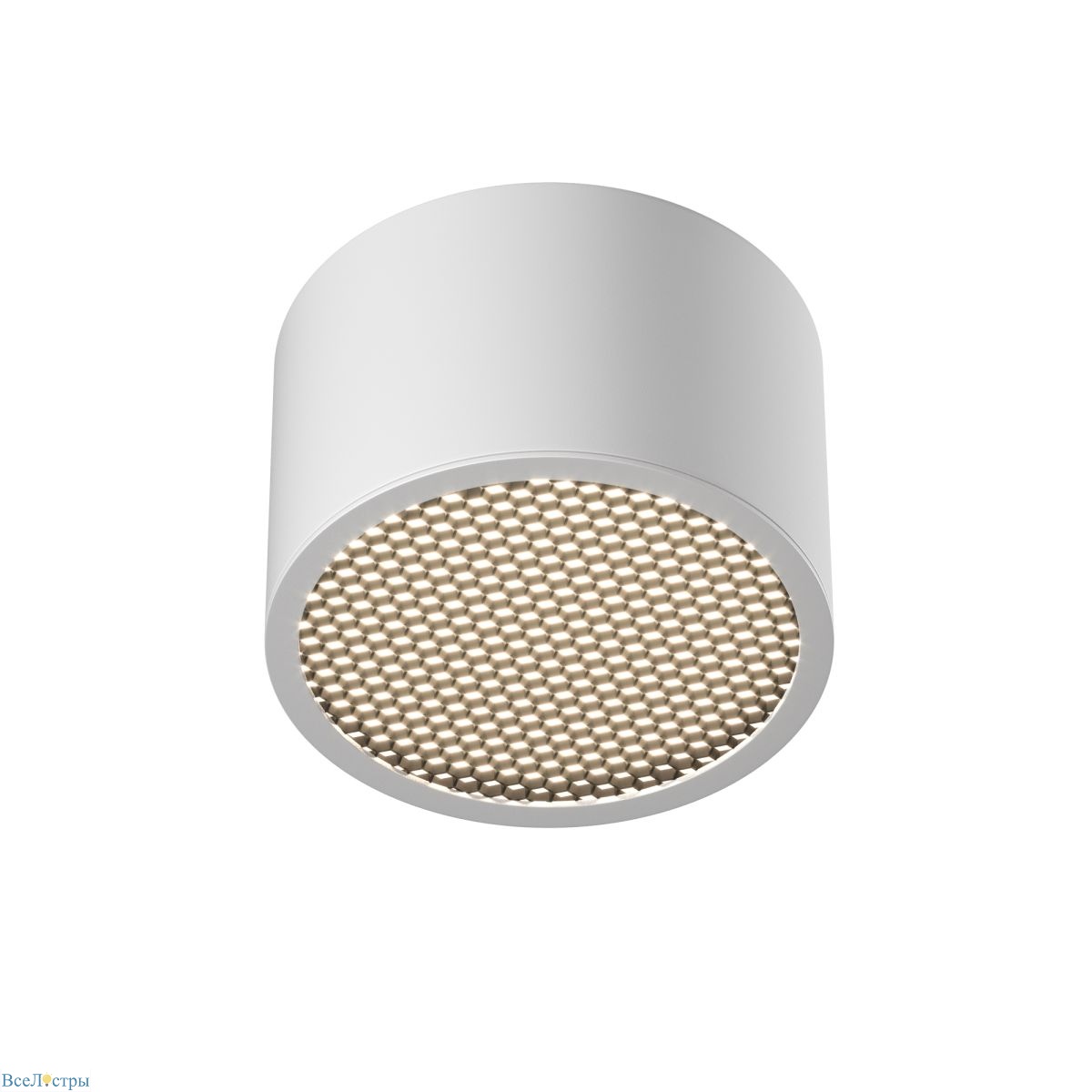 потолочный светильник maytoni technical glare c122cl-gx53-w