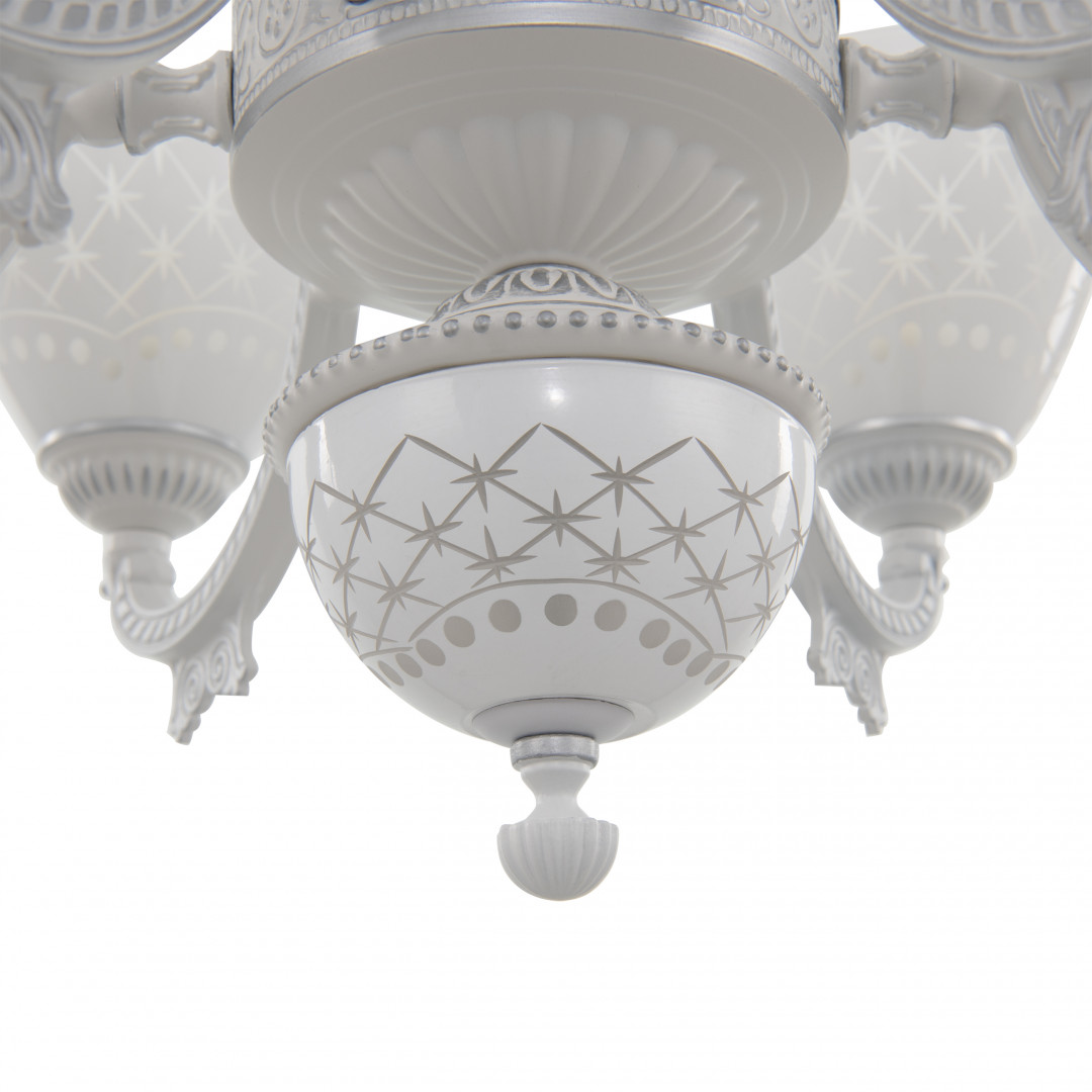 подвесная люстра arte milano 343837/6 wt+sl