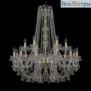 Подвесная люстра Bohemia Ivele 1409/12+6/300/h-95 G