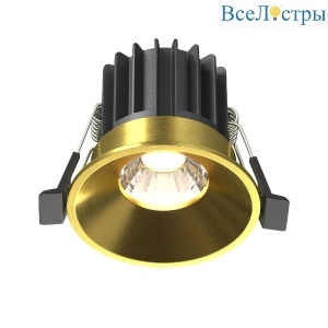 Встраиваемый светильник Maytoni Round DL058-7W4K-BS