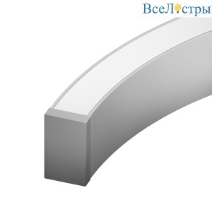 Профиль Arlight LINE-3560-BENT-SIDE-2000 ANOD (Алюминий) 062978