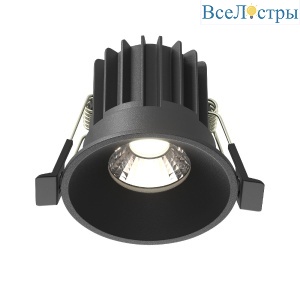 Встраиваемый светильник Maytoni Round DL058-7W4K-B