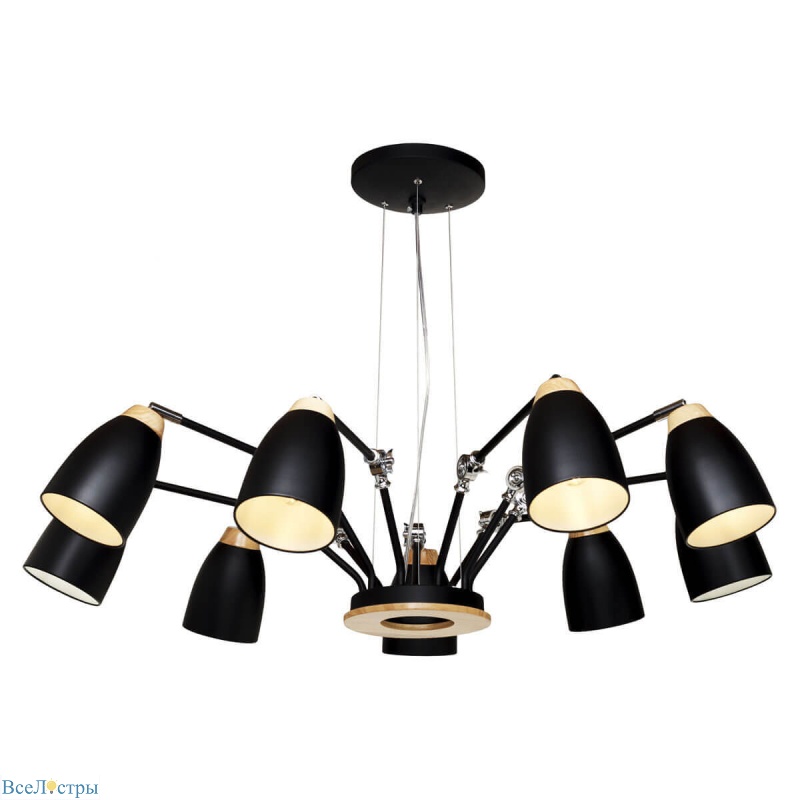 подвесная люстра loft it watchman loft4402/9bl