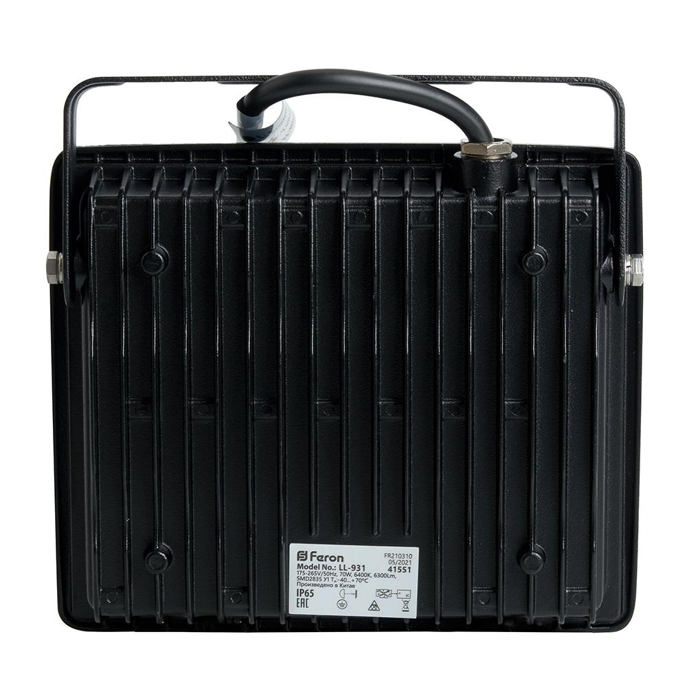 светодиодный прожектор feron ll-931 70w 6400k 41551