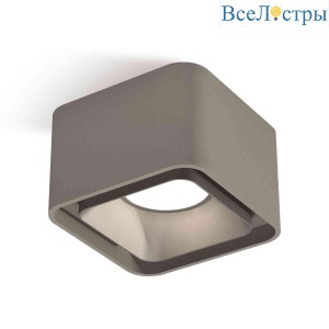 Комплект накладного светильника Ambrella light Techno Spot XS7834003 SGR/SSL серый песок/серебро песок (C7834, N7703)