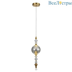 Подвесной светильник Indigo Sorpresa 11056/1P Smoke V000191L