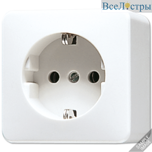 Розетка с заземлением Jung 321A