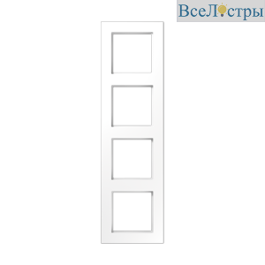 Рамка четырехместная Jung AC584BFWW