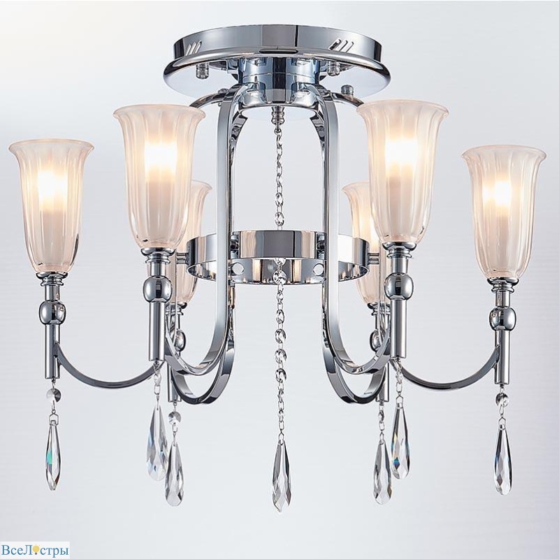 потолочная люстра newport 4806/pl chrome м0063689