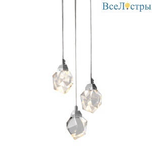 Подвесной светильник Delight Collection Crystal rock OM820083-3C (MD-020B-3 chrome)