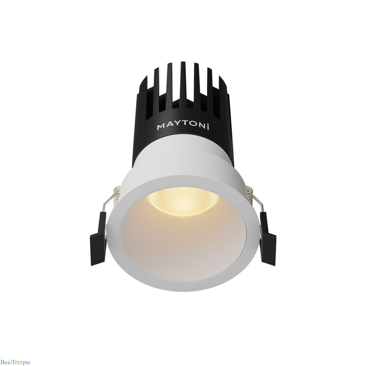 встраиваемый светильник maytoni dip dl118-15w-2.7k-w