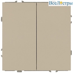 Переключатель Эра Galaxy 15-1106-04 двойной 10АХ-250В IP20 шампань Б0070698