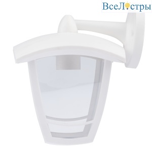 Уличный настенный светильник ЭРА НБУ 07-40-002 «Дели 2» белый Б0051196
