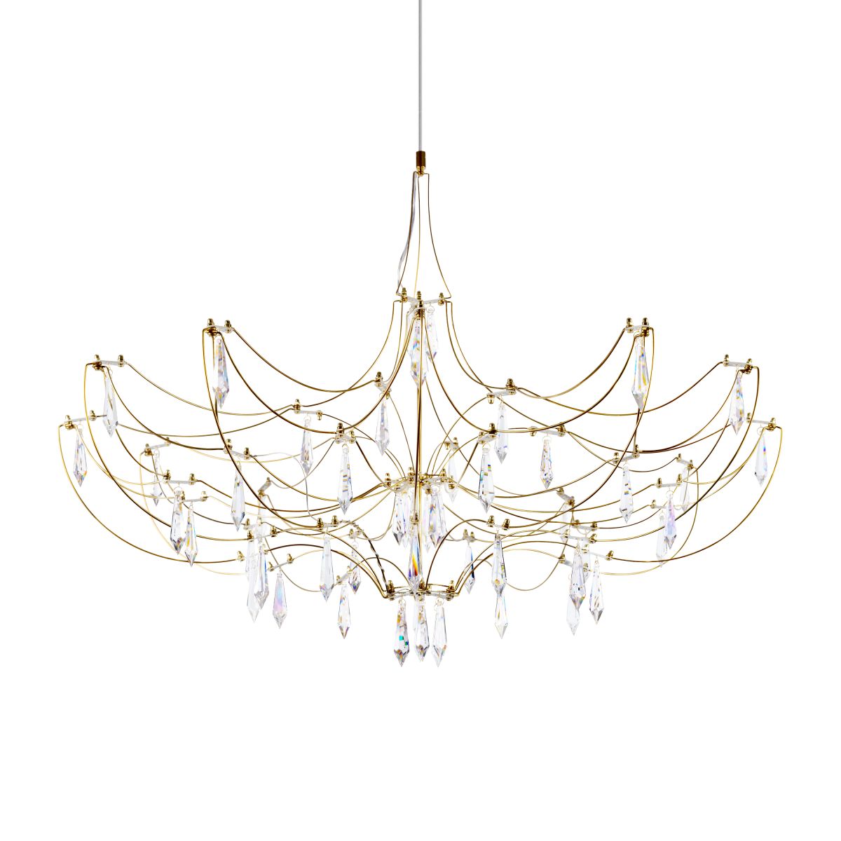 подвесная люстра loft it mira 10589/900 gold asfour