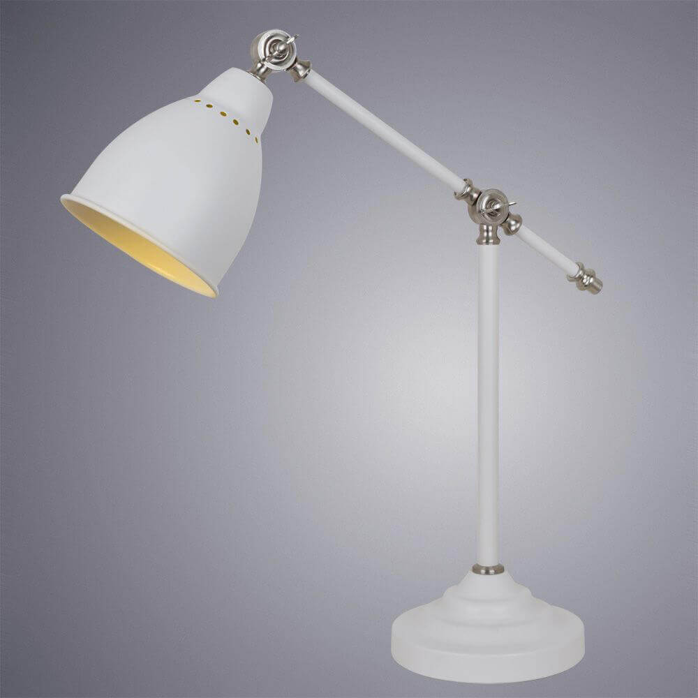 настольная лампа arte lamp braccio a2054lt-1wh