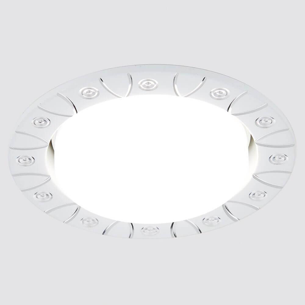 встраиваемый светильник ambrella light gx53 classic g825 w