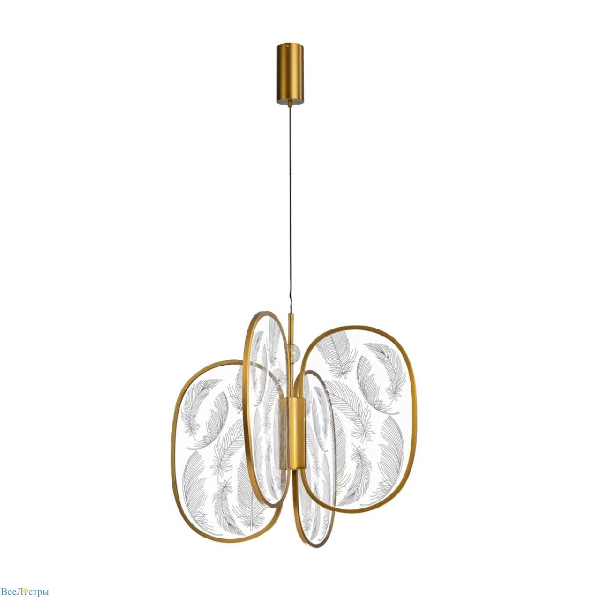 подвесная люстра odeon light piuma 6664/53l