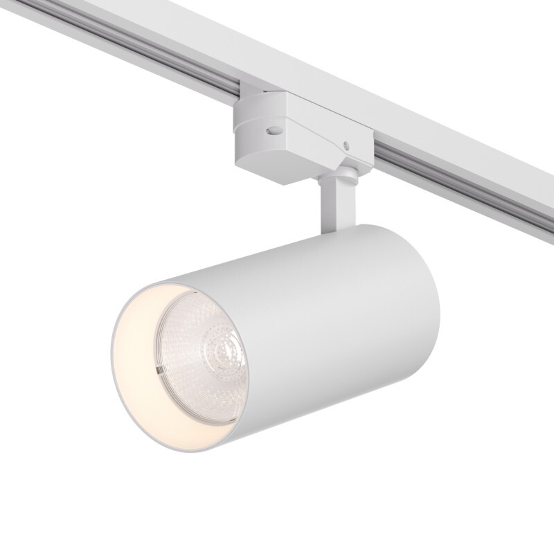 трековый однофазный светильник denkirs solid koper dk6455-wh