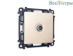 Комплект механизма TV розетки оконечной 50-870 MHz 1dB Ambrella Volt Alfa MA333010