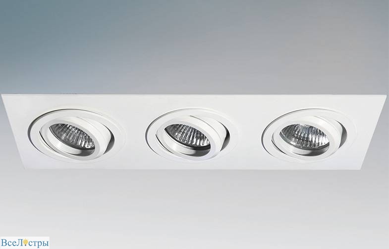 встраиваемый светильник lightstar singo 011613