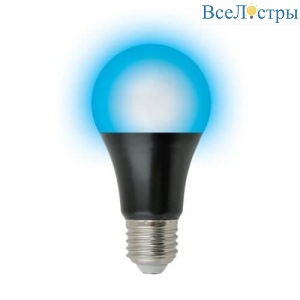 Лампа светодиодная ультрафиолетовая Uniel E27 9W матовая LED-A60-9W/UVAD/E27/FR PLZ07BK UL-00005855
