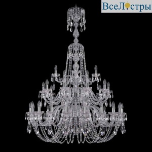 Подвесная люстра Bohemia Ivele 1402/20+10+5/400/XL-158/3d Ni