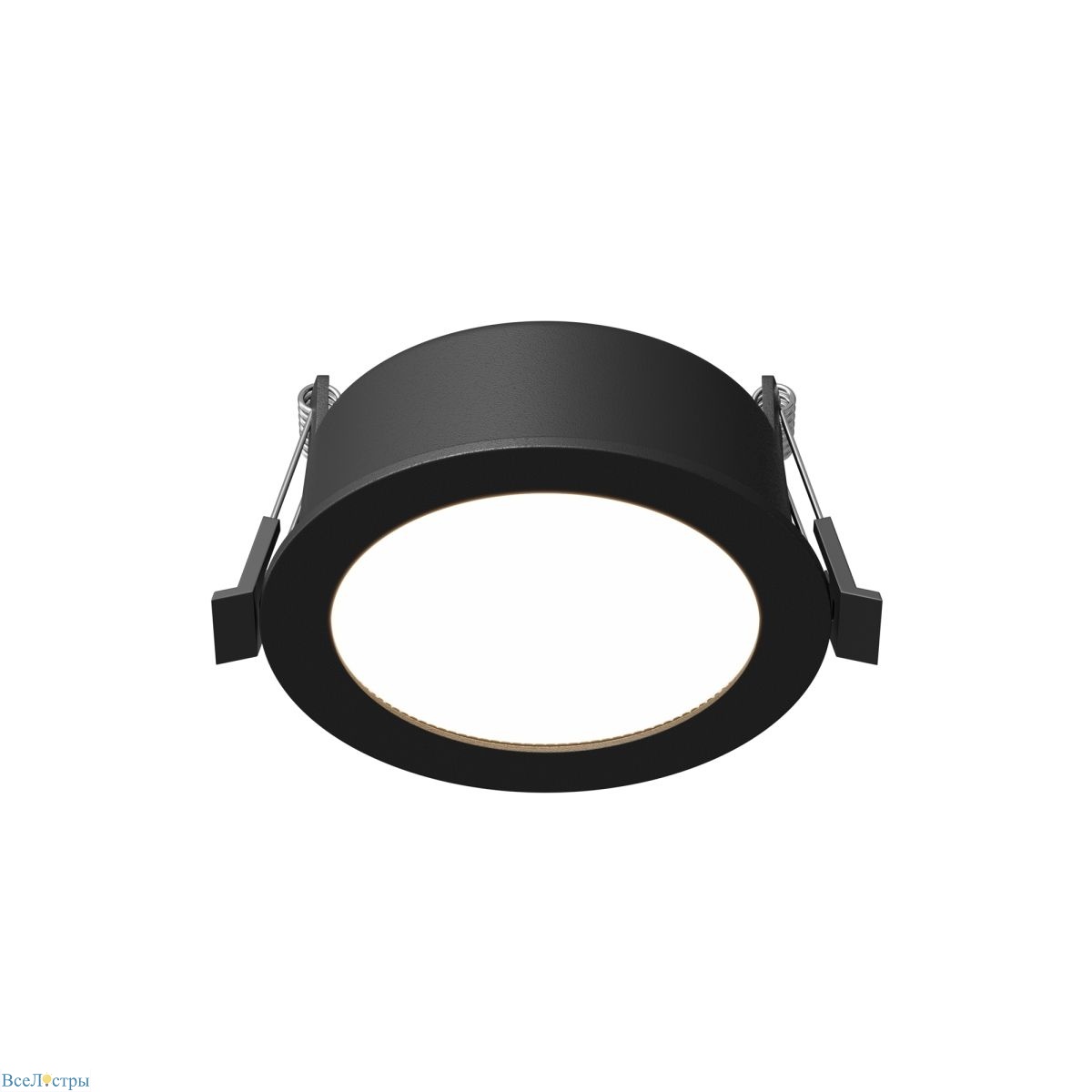 встраиваемый светильник maytoni technical downlight orb dl130-gx53-b