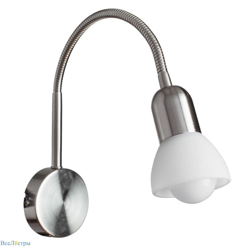 спот arte lamp a3116ap-1ss