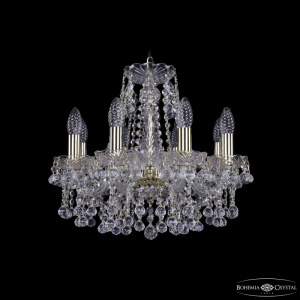 Подвесная люстра Bohemia Ivele Crystal 1409/8/141 G