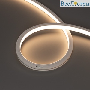 Светодиодная лента герметичная Arlight MOONLIGHT-PRO-TOP-X320-13x12mm 48V Warm3000 (9.6 W/m, IP67, 30m, wire x2) (Вывод боковой) 061055