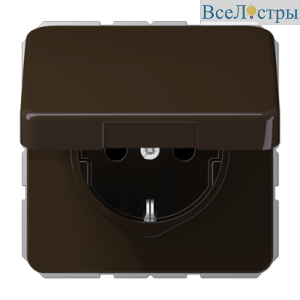Розетка штепсельная Schuko Jung CD1520BFKLBR