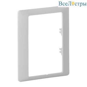 Рамка 1-постовая для двойных розеток Legrand Valena Life Белая 754221