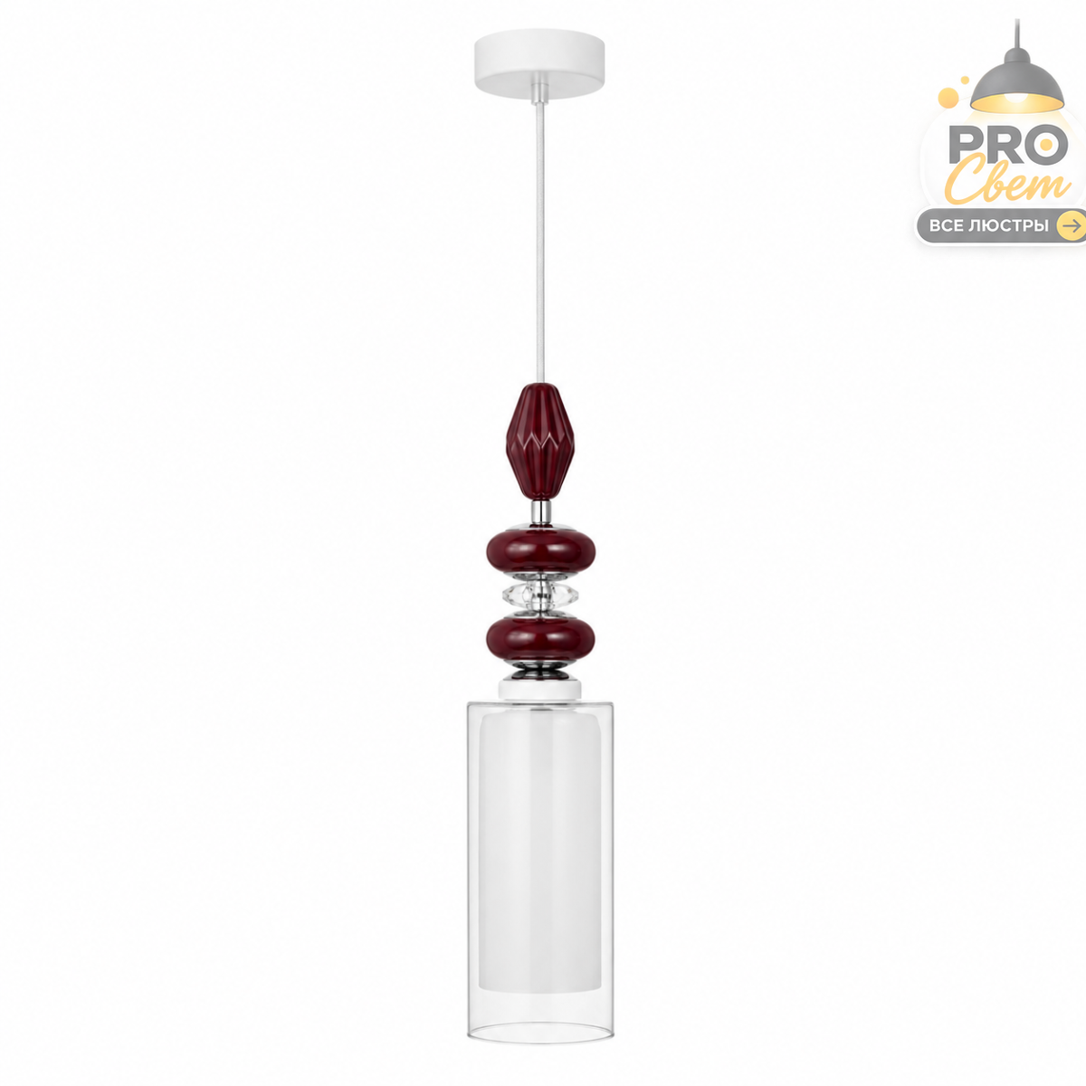 подвесной светильник 33lab.studio pnd170k.01ch.17wh-m16tr