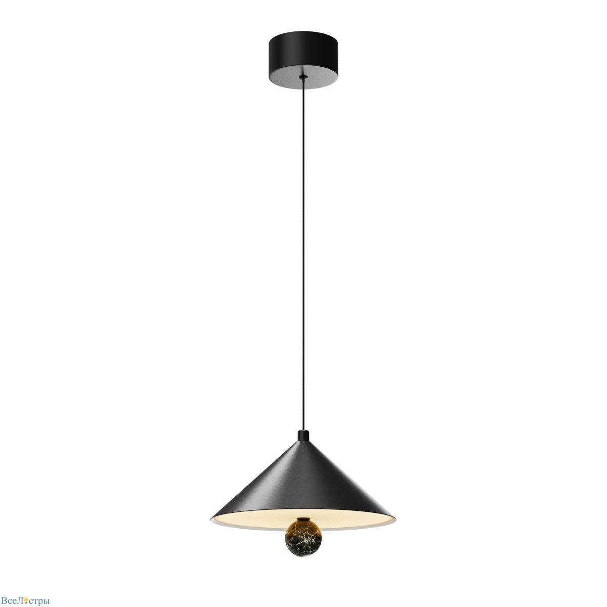 подвесной светильник maytoni bell mod534pl-l16b3k