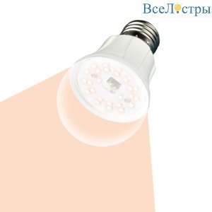 Лампа светодиодная для растений (UL-00001820) Uniel E27 10W прозрачная LED-A60-10W/SPFR/E27/CL PLP01WH
