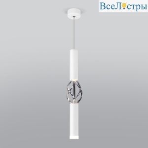 Подвесной светодиодный светильник Eurosvet Lance 50191/1 LED белый/хром