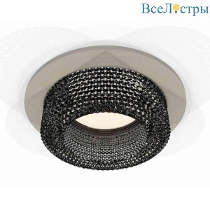 Комплект встраиваемого светильника Ambrella light Techno Spot XC7623021 SGR/BK серый песок/тонированный (C7623, N7192)